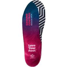 Spenco Ground Control Einlegesohle, Schwarz/Pink