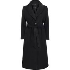 Kasjmir Ytterklær Sand Copenhagen Cashmere Coat W Clareta Shawl Ebony Black