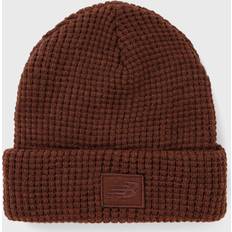 New Balance Men Accessories New Balance Waffle Knit Cuffed men Beanies brown in size:ONE