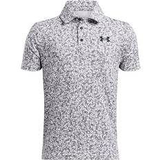 Ragazzo Polo Under Armour Boy' PlayoffPrintedPoloWhit /Blac /BlackYX 4 -50i