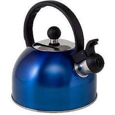 Mondo 1.5 Litre Blue Stainless Steel Whistling Kettle