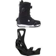 DC Women's Lotus Step On Snowboard Boots 2025 Package Womens in White 6.5/M Nylon
