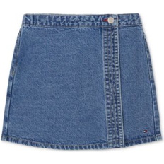 Tommy Hilfiger Skirts Children's Clothing Tommy Hilfiger Big Girls Cotton Denim Faux-Wrap Skirt Dekalb Wash