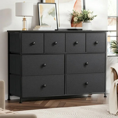 Ebern Designs Black Chest of Drawers Ebern Designs Ojaswi 29.5" H x 40.6" W x 11.8" D Chest of Drawer