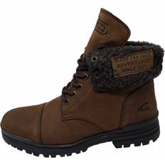 Zapatos Camel Active Herren-Schnürstiefel gefüttert Kaffee-Braun, Farbe:braun, Größe:44