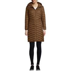 Coats Lands' End Ultralight Packable Long Down Coat