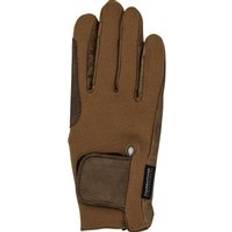 Leather Rider Gear Children's leather riding gloves Haukeschmidt Riesenbeck Marron