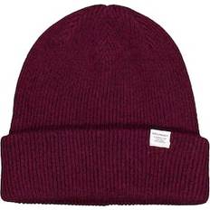 Norse Projects Beanie Burgundy, Male, Tøj, Hatte & kasketter