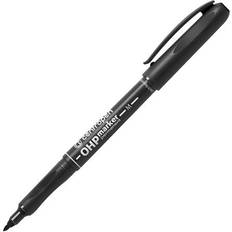 Svarta Linjaler Overheadpenna Centropen Ergo Permanent Medium Svart