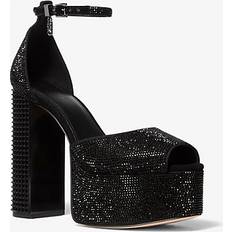 Michael Kors Sandalias de tacón Michael Kors Maxine Crystal Embellished Platform Sandal