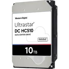 Western Digital WD Ultrastar DC HC510 HUH721010ALN601 Harddisk krypteret 10 TB 3.5" SATA 6Gb/s 7200 rpm buffer: 256 MB Self-Encrypting Drive SED På fjernlager, levevering hos 28-09-2024