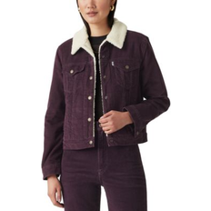Dam - Manchester Jackor Levi's Original Sherpa Truckerjacka I Manchester - Blå/Plum Perfect