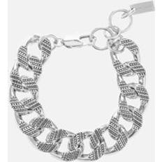 Marc Jacobs Armband Marc Jacobs Monogram Chain Link Silver-Tone Bracelet