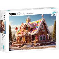 Pepparkakshus Tildas Pussel: Pepparkakshus 1000 Bitar