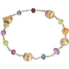 Africa 18ct Yellow Gold Mixed Stone Bracelet