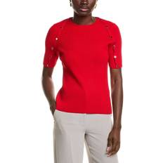 Viscose Blouses Anne Klein Ribbed Top