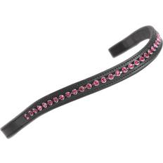 Velociti GARA Diamante Browband Black/Pink Pony