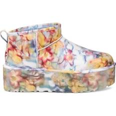 Multicolored - Unisex Ankle Boots UGG x CS Ultra Mini Platform - Light Blue Floral