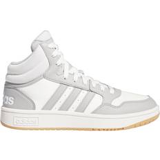 adidas Hoops 3.0 Mid Womens - Hvid/Grå