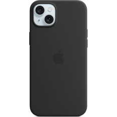 Silicone Case with MagSafe for iPhone 15 Plus Black