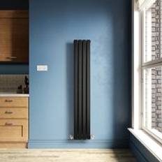 Black Designer Radiator 272 x 1600 mm