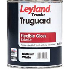 Leyland Trade White Paint Leyland Trade Brilliant Gloss Flexible Exterior 750 ml - One Size Wood Paint, Metal Paint White