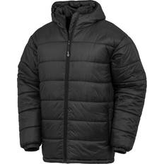 Result Result genuine recycled parka wattiert für herren/damen unisex pc6950 Schwarz