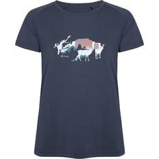 Urberg Women's Printed Tree Tee Blue Nights