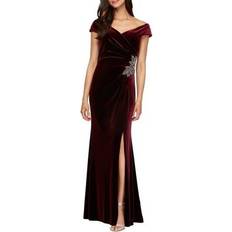 Evening Gowns - Velvet Dresses Alex Evenings Velvet Dress