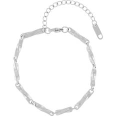 Passion Waterproof Organic Link Armband Silver