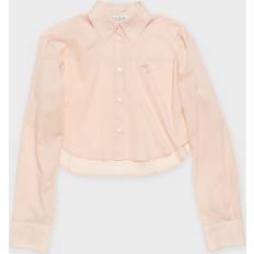 Acne Studios Skjortor Acne Studios Skjorta Embroidery Logo Ljusrosa