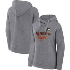 NHL Jackets & Sweaters Fanatics Fanatics Branded Women's Fanatics Heather Gray Philadelphia Flyers Script Favorite Pullover Hoodie