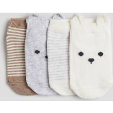 H&M Baby Hvit 4-pack sokker uten skaft 25/27