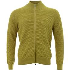 Gelb - Herren Cardigans Gran sasso Sunshine Cotton Cardigan - Yellow