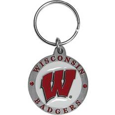 Wallets & Key Holders Siskiyou Sports Fan Shop Wisconsin Badgers Carved Metal Key Chain