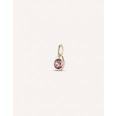 Crystal Charms & Pendants UNOde50 Rose Rosa Faceted Crystal Charm