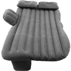 Wakects Inflatable Car Bed, Back Seat Mattress with Pump, Multifunctional Foldable, for Rest, Sleep, Camping Trip, Can Bear 150kg Black