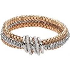 XS Bracelets Fope MiaLuce 18ct Rose White Gold 0.54ct Diamond Bracelet