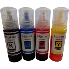 4 Ink Bottles Set for Epson ET-14100 ET-1810 ET-2710 ET-2711 ET-2712