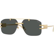 Versace Men Sunglasses Versace Man Sunglasses - Metal Gold/Grey Geometric