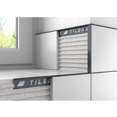 Cheap Tiles Tileasy Cobalt Grey 12 mm Square Edge Metal Tile Trim CGAT12