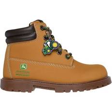 Skechers Boots Children's Shoes Skechers Boy's John Deere: Power Reach Rugged-Dozer Boots Wheat Synthetic