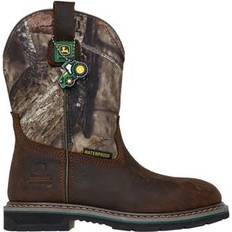 Skechers Boots Children's Shoes Skechers Boy's John Deere: Rowood Moss Burrow Boots Camouflage Leather/Textile/Synthetic