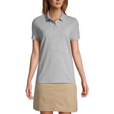 Tops Lands' End Women's School Uniform Short Sleeve Mesh Polo Shirt