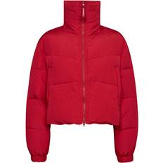 Co'Couture Jassen Co'Couture Frosty Puffer Jack Met Ritszakken - Rood