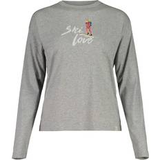 Gang & Vandring - Grå T-shirts Maloja Women's SkeenaM. Longsleeve grå