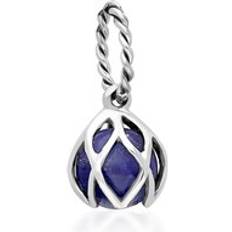 Jewellery Sterling Silver Lapis Lazuli Emma Stothard Silver Darling 6mm Float Charm