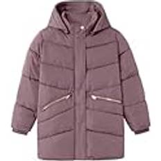 Name It Kid's Long Puffed Jacket - Grape Shake (13230984)