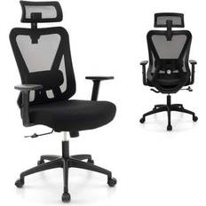 Costway Mesh Ergonomic Adjustable Swivel Task with Rocking Backrest Office Chair