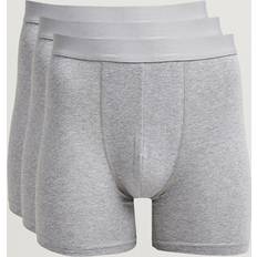 Bread & Boxers Ekologiskt material Kalsonger Bread & Boxers 3-Pack Long Brief Grey Melange